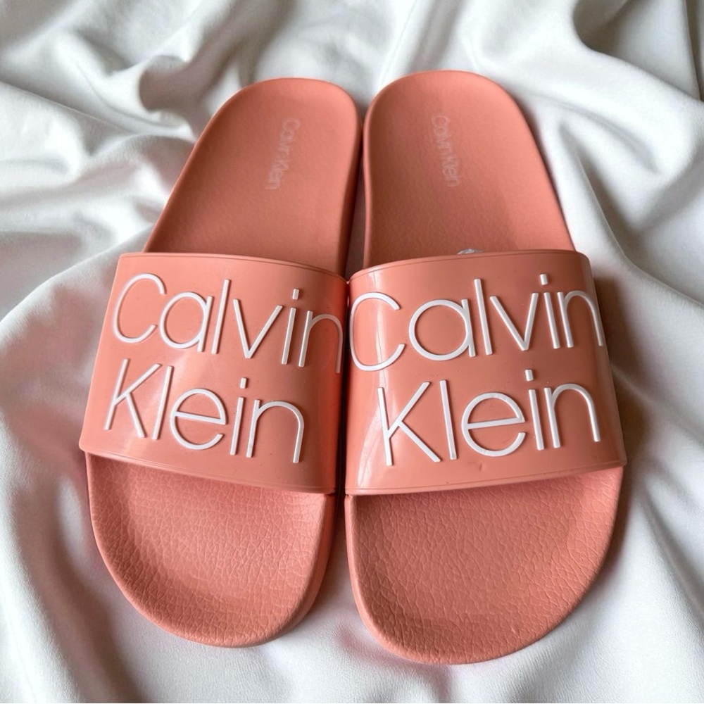 Calvin Klein Coral Slide women’s size 9.5 
Sandals
